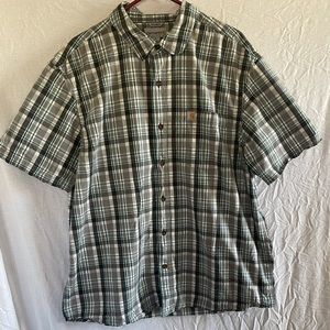 Carhartt Men’s Plaid Button Down Shirt